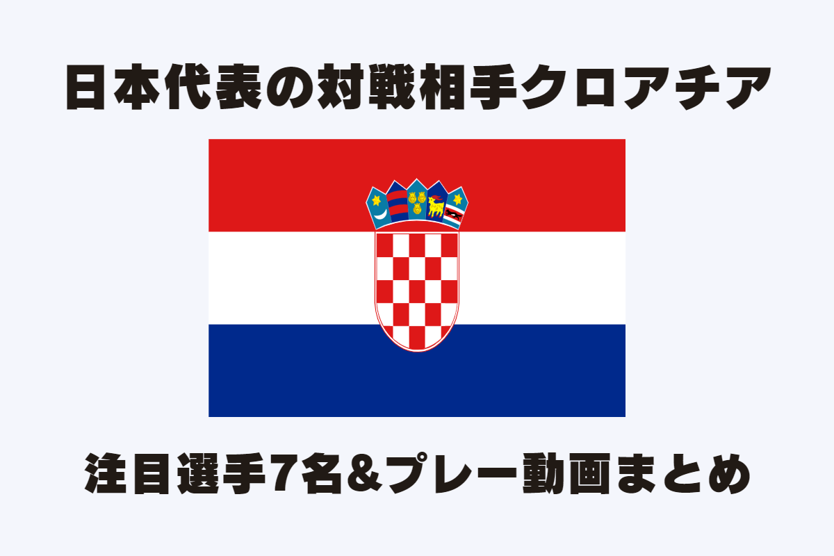 FIFAワールドカップ2022カタール。 日本代表の決勝トーナメント初戦の相手はクロアチア。 クロアチア代表の注目選手とプレー、ゴール動画を紹介。ルカ・モドリッチ、イヴァン・ペリシッチ、アンドレイ・クラマリッチ、ニコラ・ブラシッチ、マテオ・コバチッチ、マルセロ・ブロゾビッチ、ヨシュコ・グヴァルディオル。